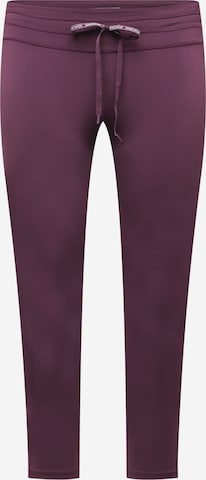 Skinny Pantalon Esprit Sport Curvy en violet : devant