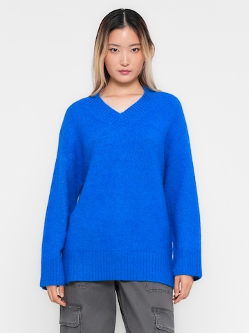 JDY Tröja 'JDYREBECCA' i blå: framsida