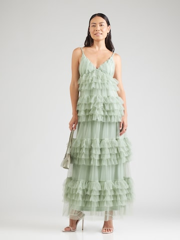 YAS Kleid 'YASLORRAINE' in Grün