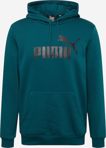 PUMA Athletic Sweatshirt in Blue: front