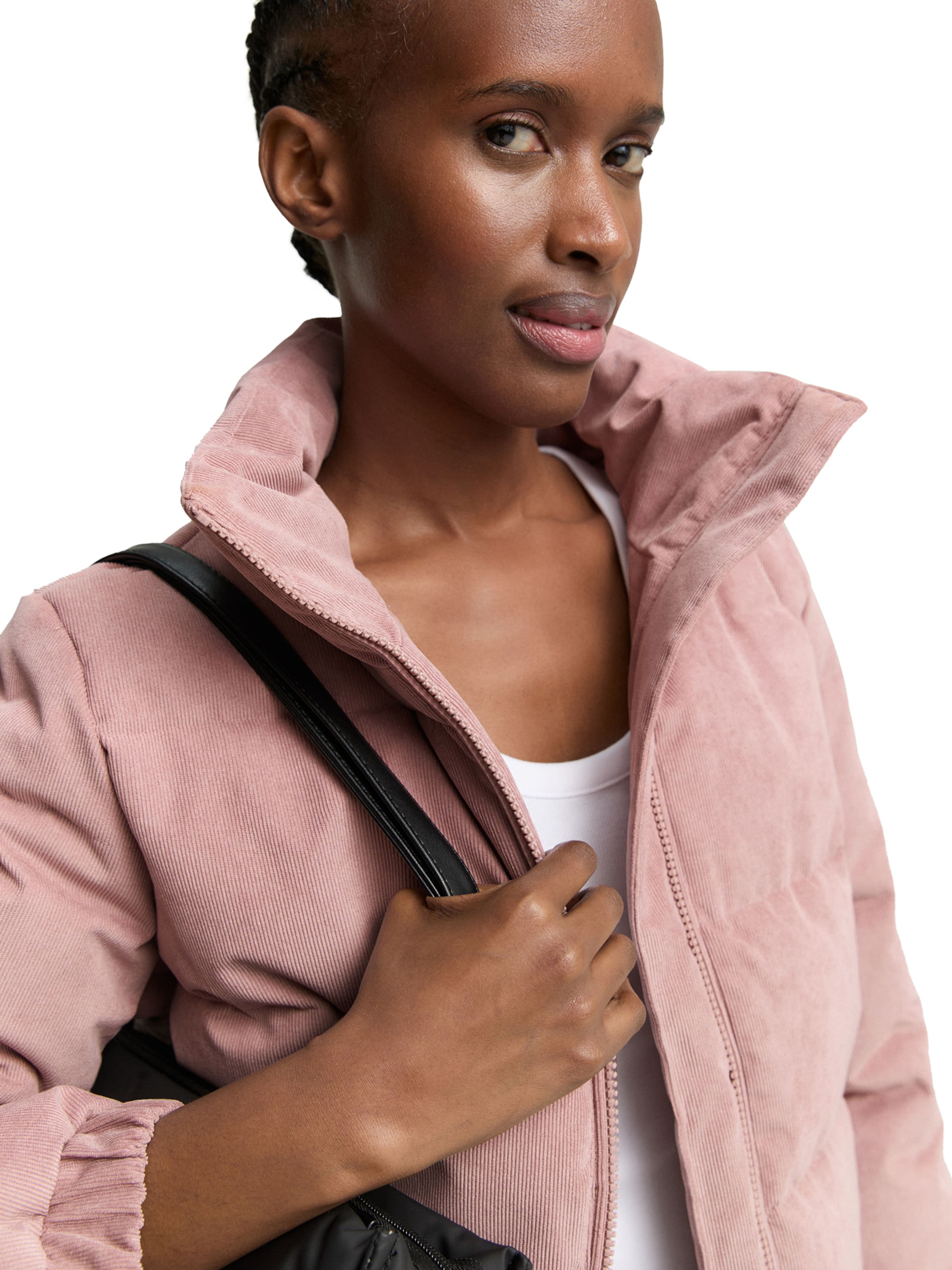 TOM TAILOR DENIM Between-Season Jacket in Pink