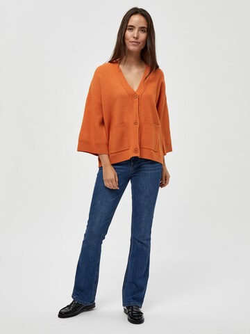 Cardigan 'Rosalia' Peppercorn en orange