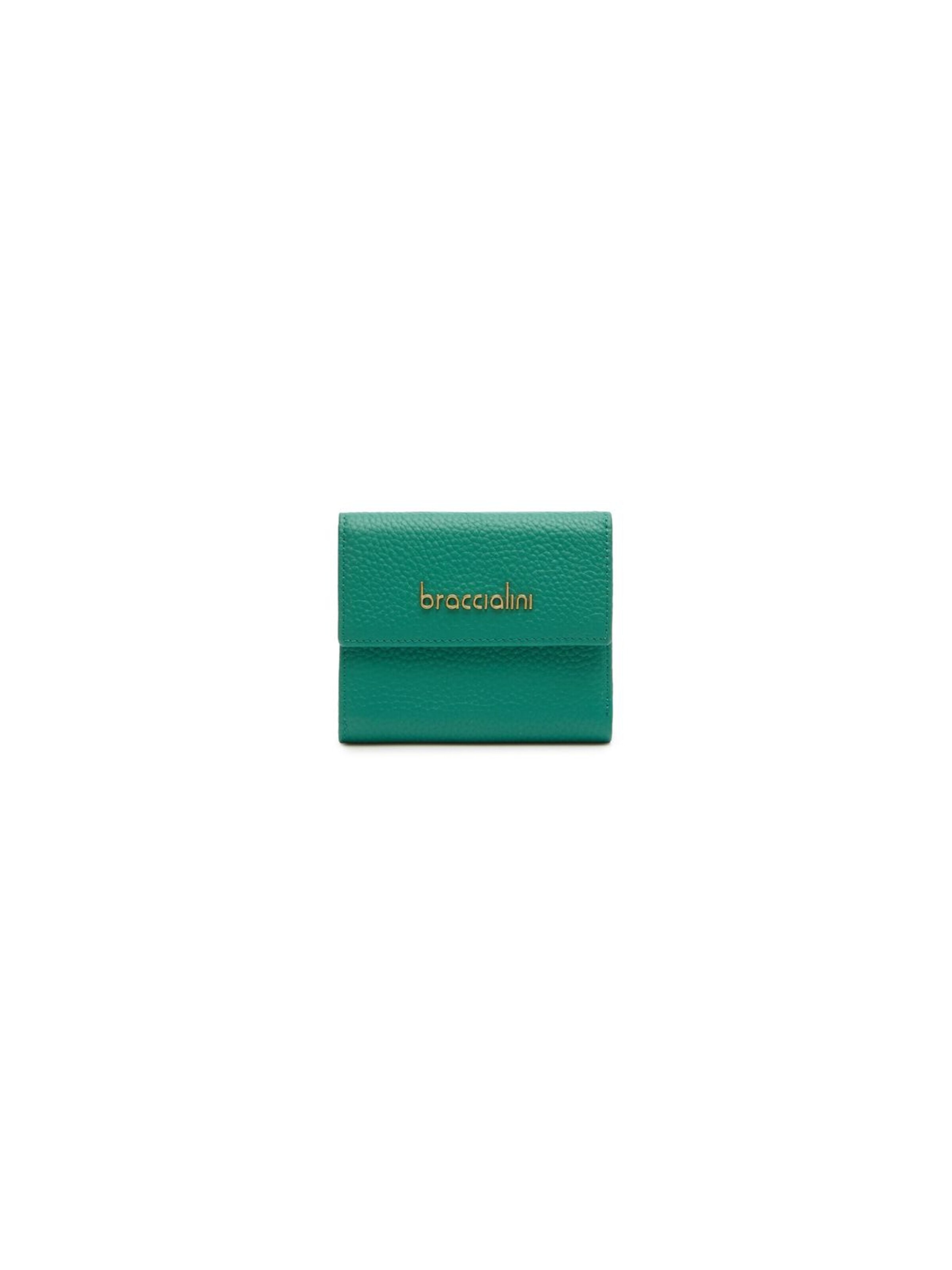 Braccialini - Cartera 'Basic' en verde: frente