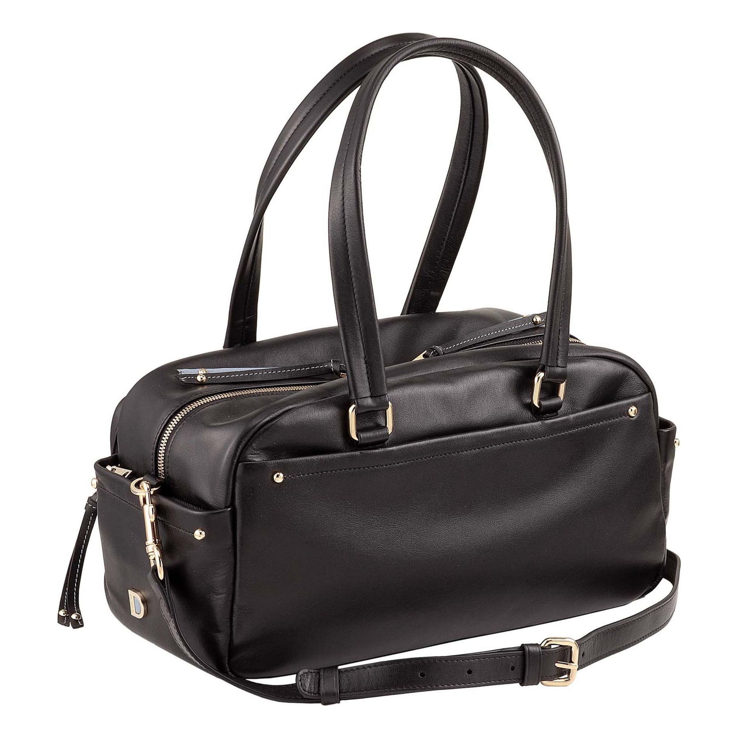 DuDu Schultertasche in Schwarz