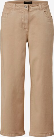 Sara Lindholm Loose fit Jeans in Beige: front