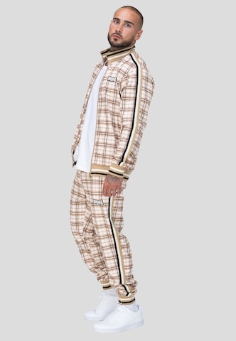 LONSDALE Sweat suit 'Camross' in Beige