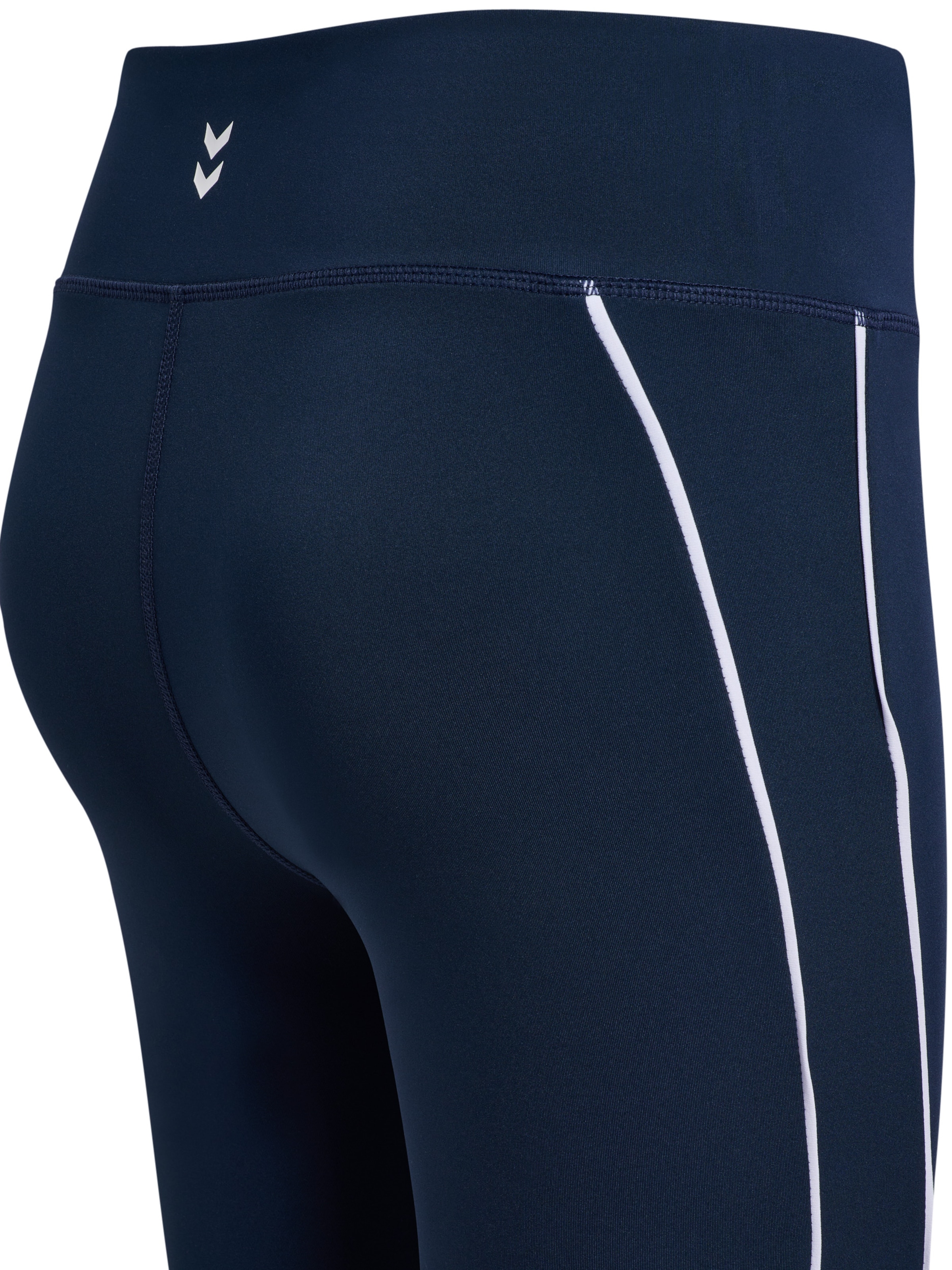 Hummel Skinny Sportbroek in Blauw