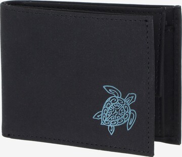 Porte-monnaies 'New Cryptan ' OXMOX en noir : devant
