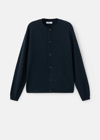 MANGO MAN Knit Cardigan 'Renzob' in Blue