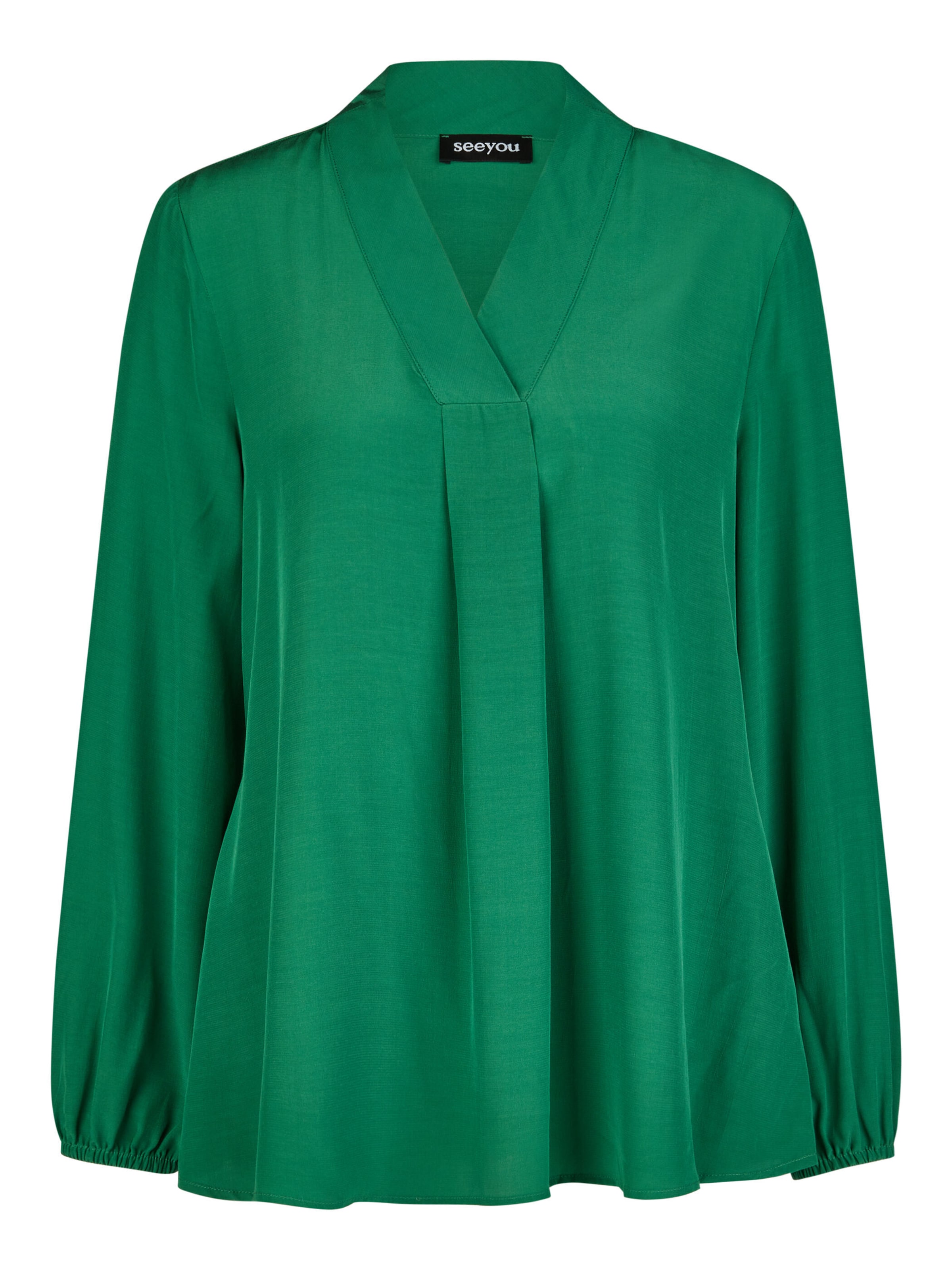 SEEYOU BY BIGGI M. Blouse in Green: front