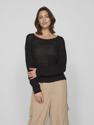 VILA Sweater 'BELLISINA' in Black: front