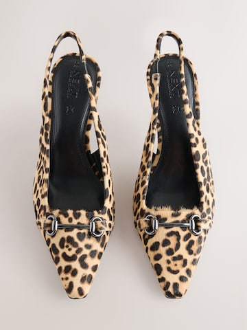 Décolleté sling di Next in marrone