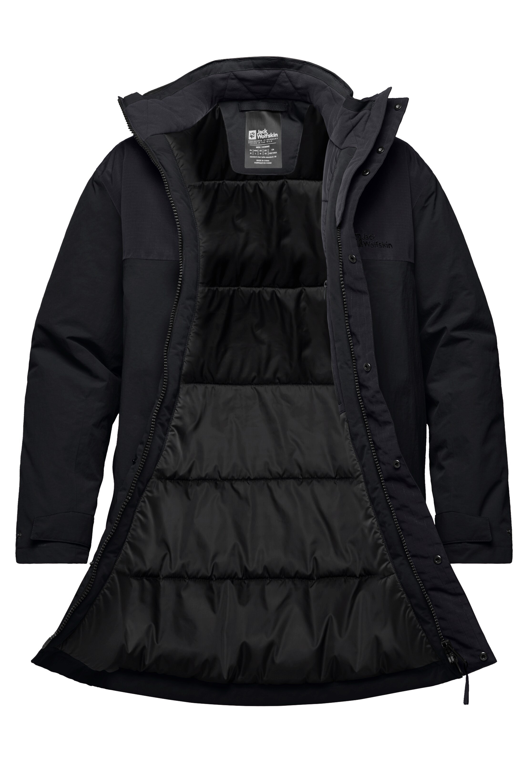 JACK WOLFSKIN Outdoor jacket in Black