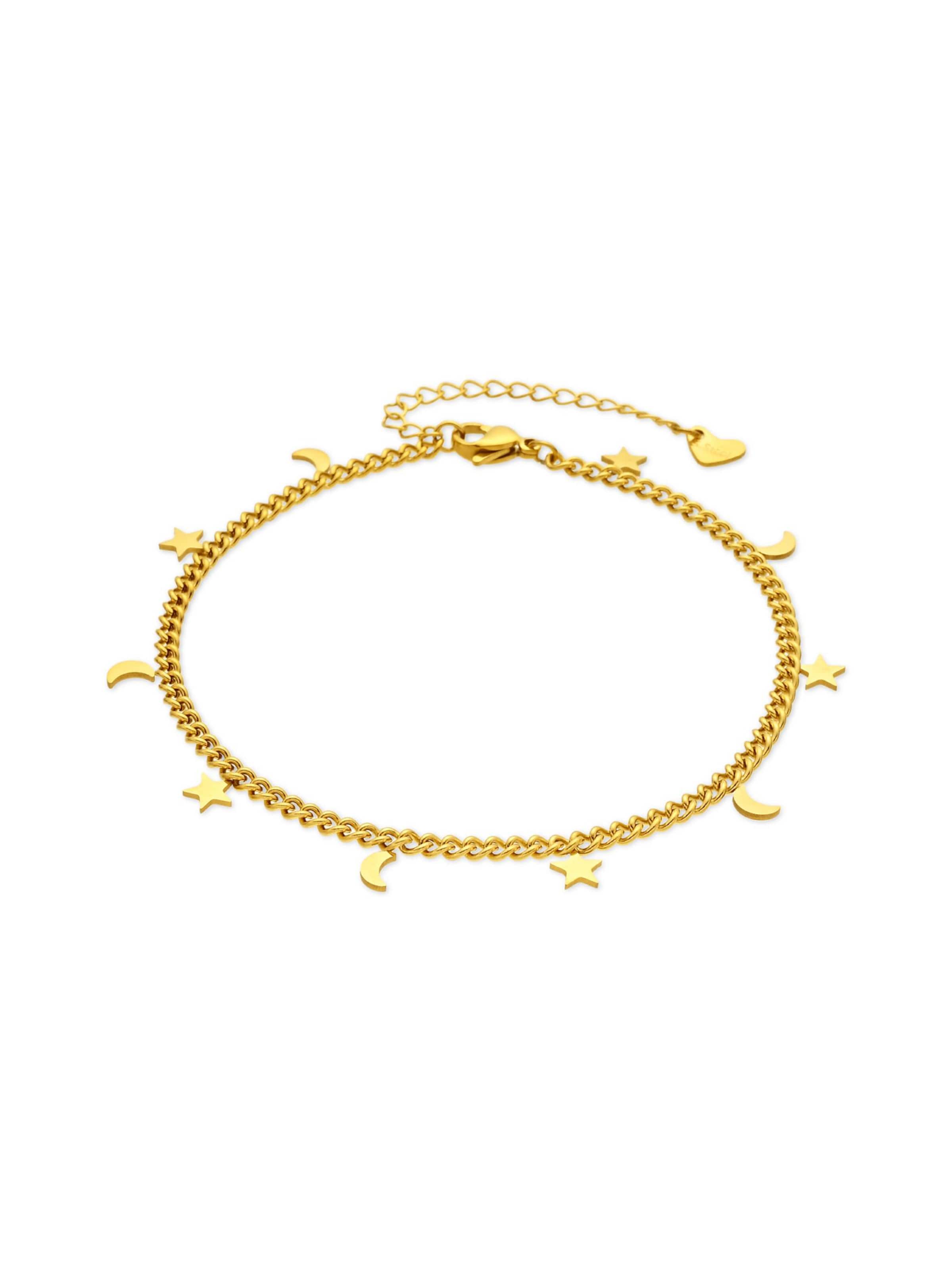 Luxenter Bracelet 'Lahio' en 15 - 20 cm en or, Vue avec produit