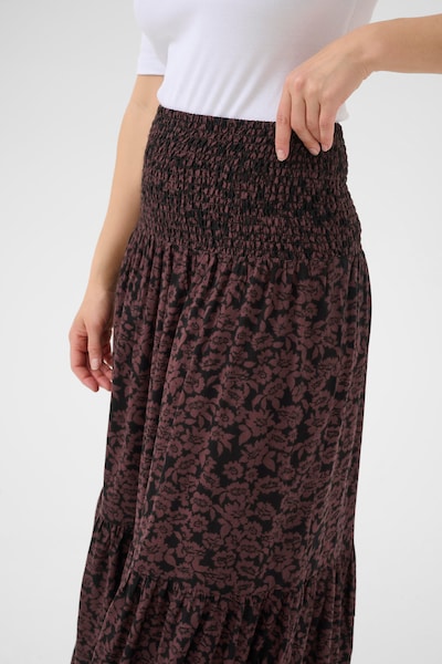 Kaffe Skirt 'Beathe' in 38-40 in Mocha / Black, Item view