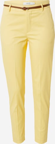 Pantaloni chino 'Days' di b.young in giallo: frontale