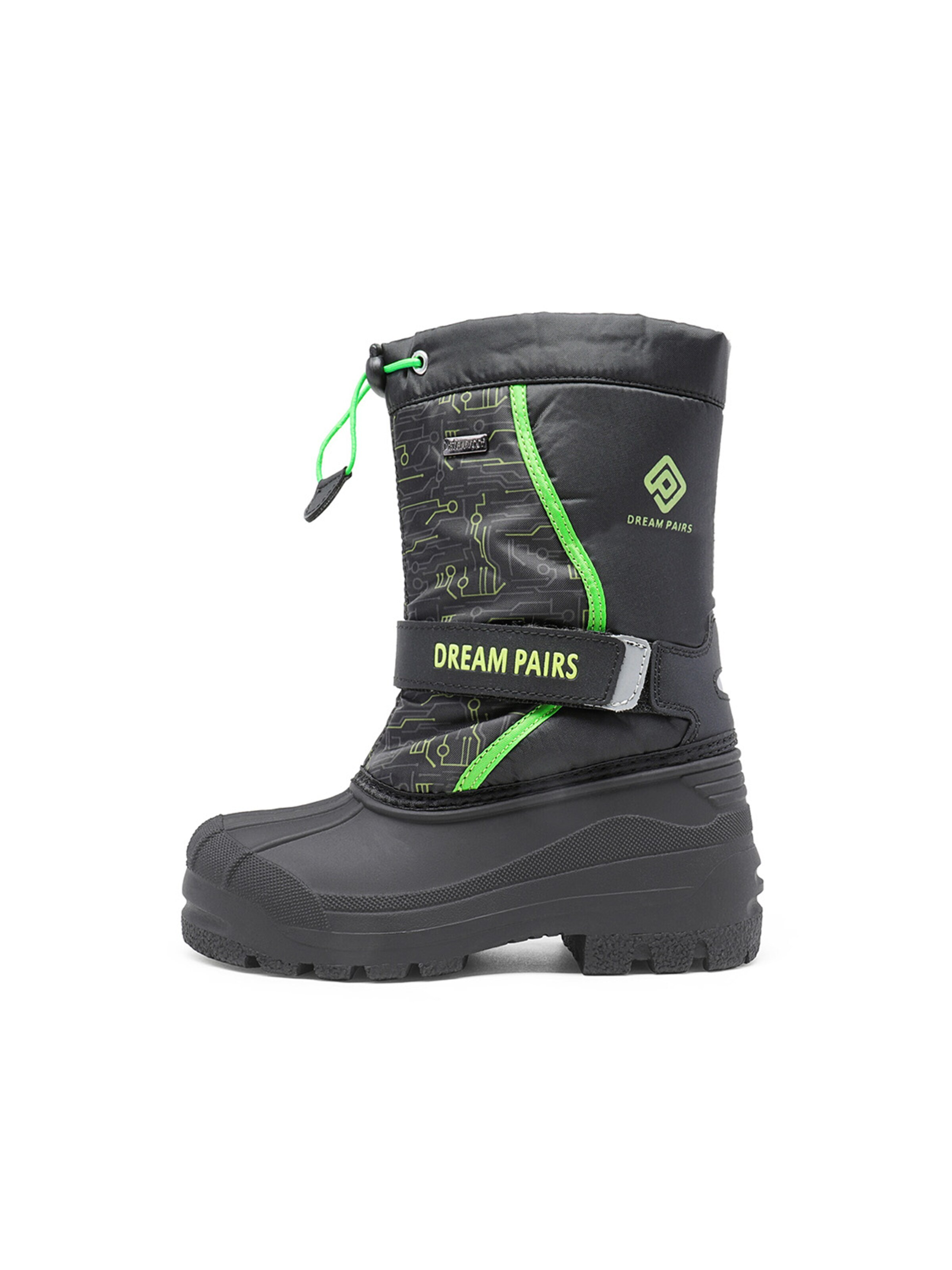 Bottes en caoutchouc 'Jungen Mädchen rutschfest wasserdichte' Dream Pairs en vert