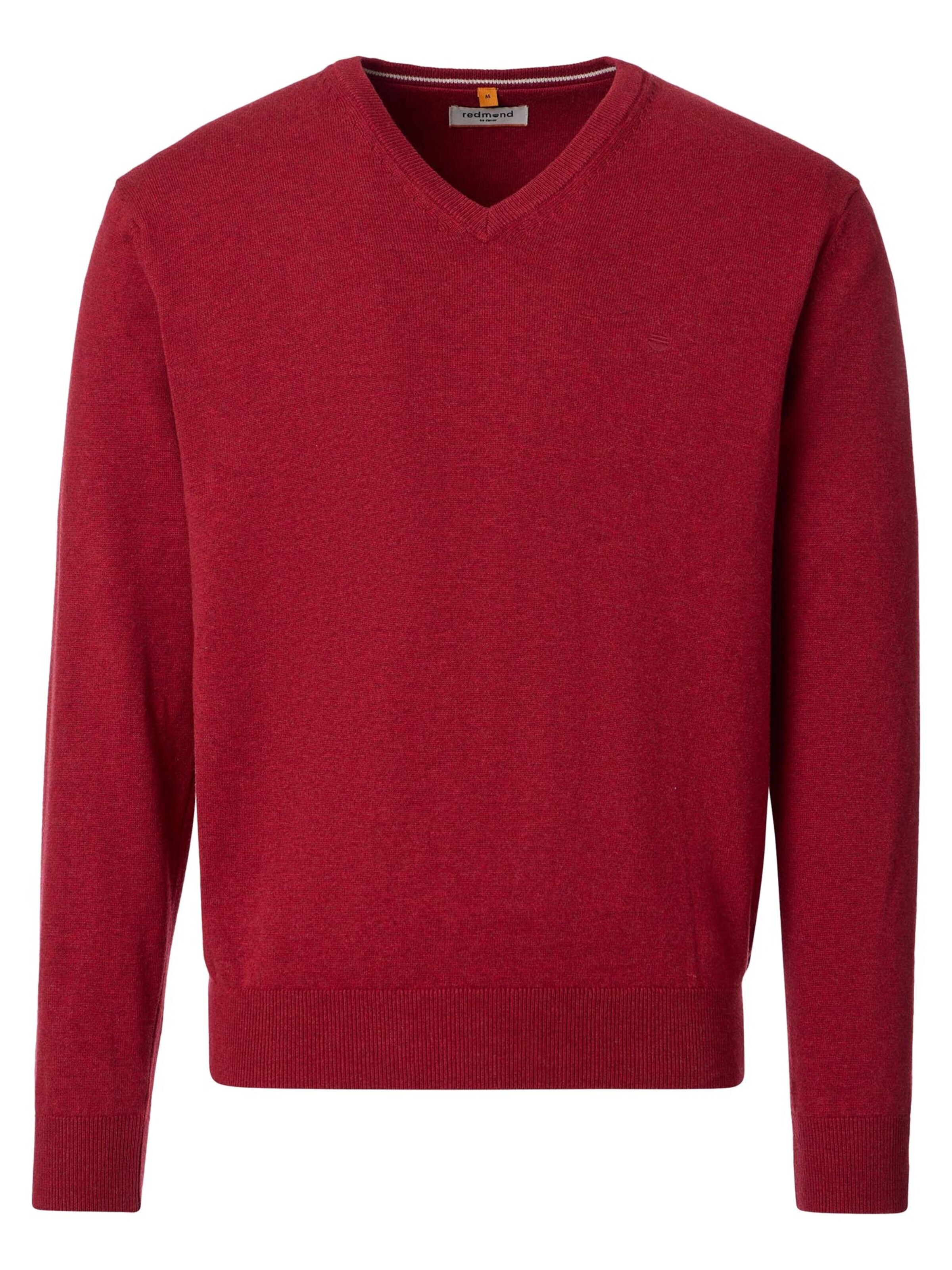 redmond Sweater 'Basic' in Red: front