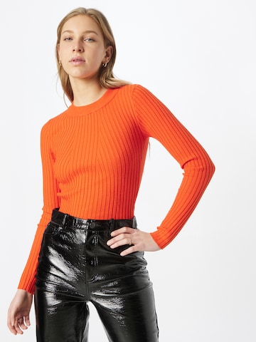 PIECES Pullover 'CRISTA' in Orange: Vorderseite