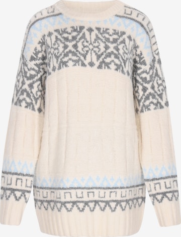 Pull-over usha FESTIVAL en beige : devant