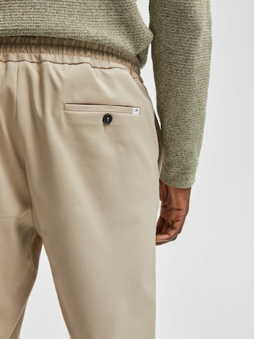 SELECTED HOMME Slim fit Chino trousers 'Dann' in Beige