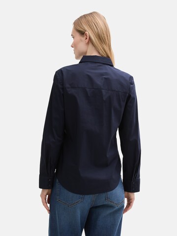 TOM TAILOR Blouse in Blue