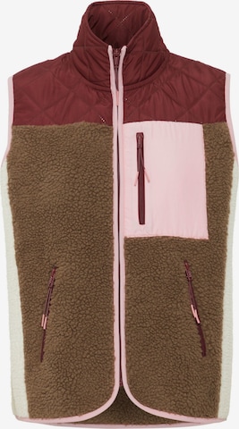 Gilet 'JC BERRI' The Jogg Concept en marron : devant