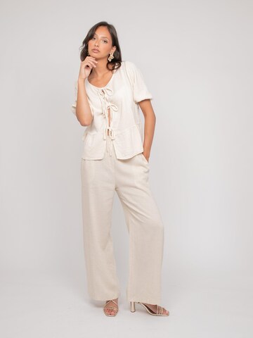 Dona Lisa Blouse 'OLERVIE' in Beige