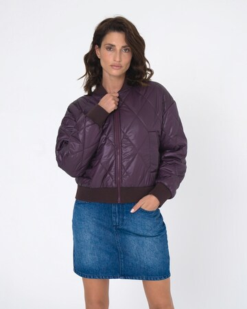 FRESHLIONS Steppjacke 'Andrea' in Lila: Vorderseite