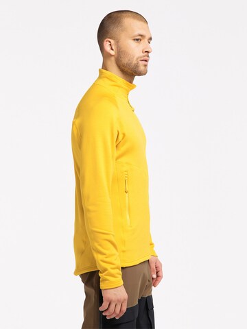 Haglöfs Athletic Fleece Jacket 'Heron' in Yellow