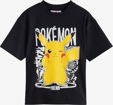 T-Shirt 'Pokémon' Next en noir : devant