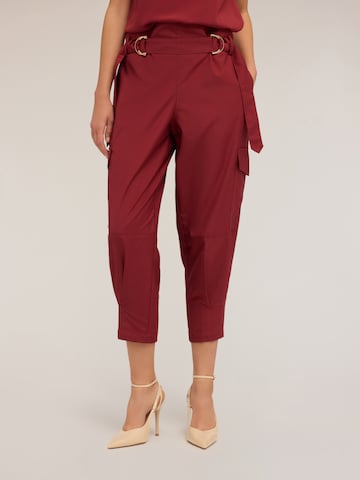 MOTIVI Regular Broek in Rood