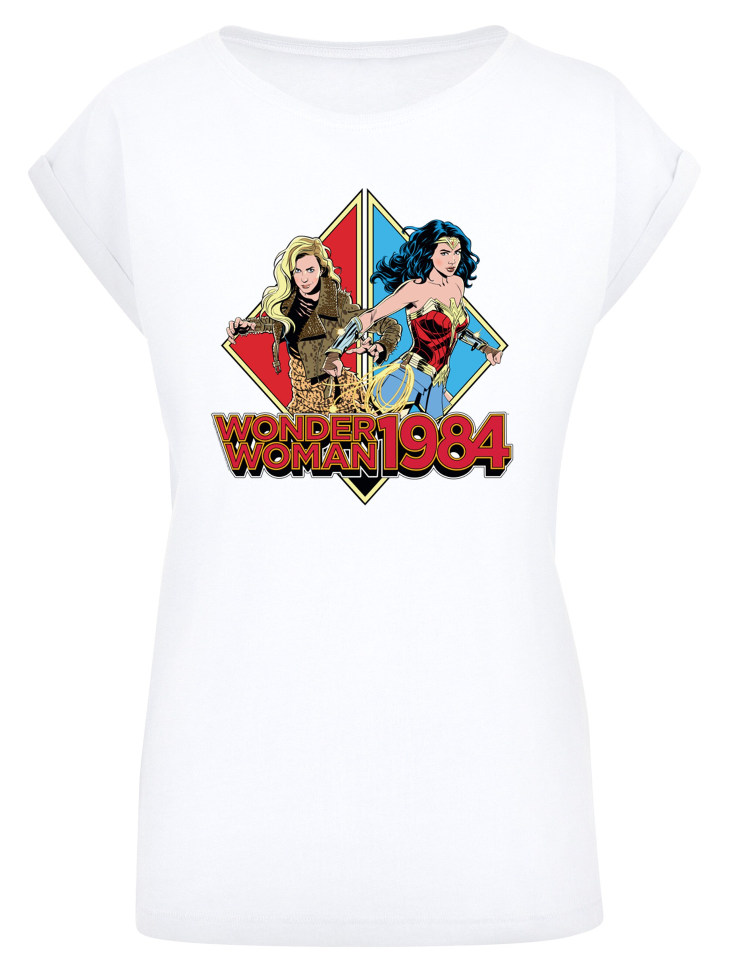 F4NT4STIC T-Shirt 'DC Comics Wonder Woman 84 Back To Back ' in blau / gelb / rot / weiß, Produktansicht