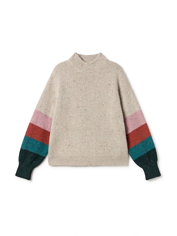 Twothirds Sweater 'Tiberina' in Beige: front