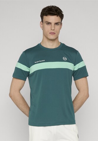 T-Shirt 'Leone' Sergio Tacchini en vert : devant