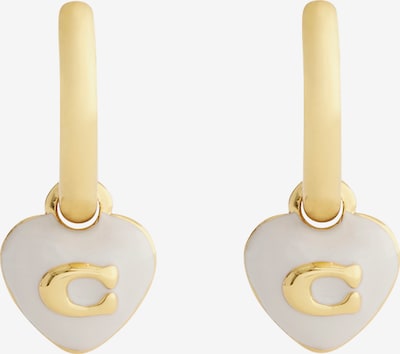 COACH Korvakoru 'HEART' värissä kulta / valkoinen, Tuotenäkymä