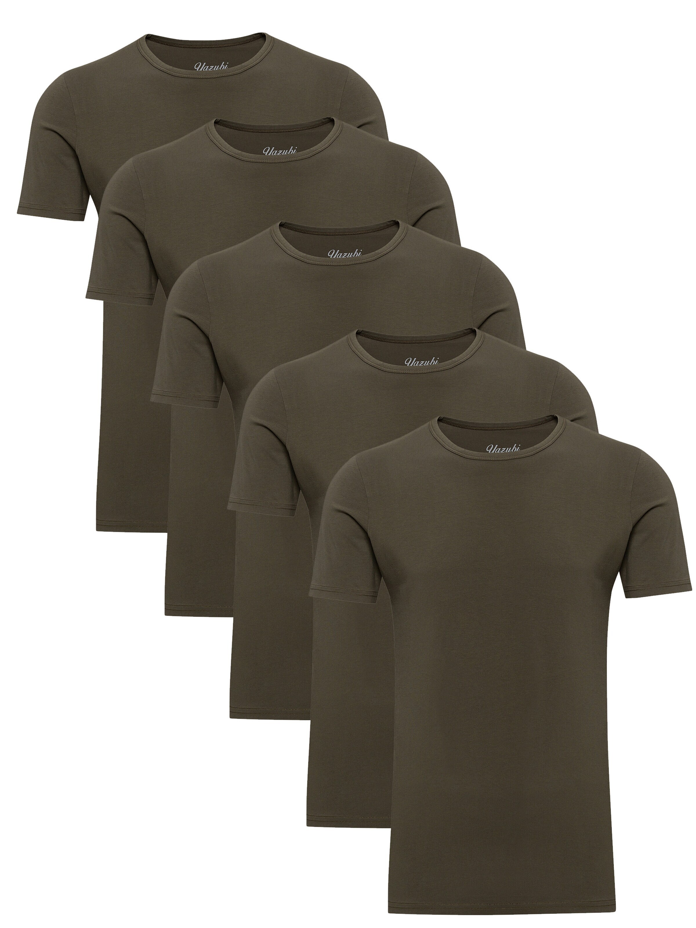 yazubi Shirt 'Mythic Crew Neck' in Green: front