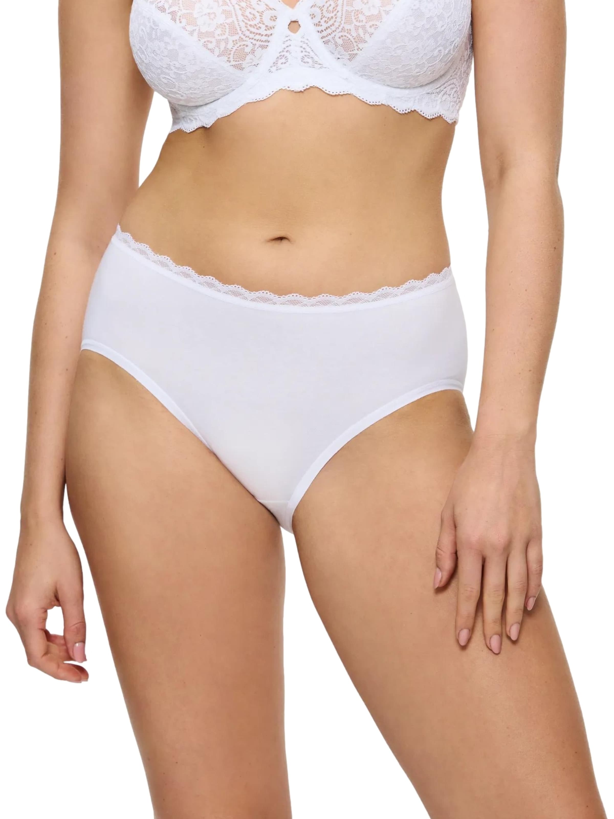 Slip 'Feel of Cotton' di TRIUMPH in bianco