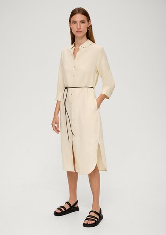 s.Oliver BLACK LABEL Shirt dress in Beige