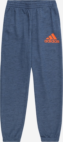 ADIDAS PERFORMANCE Regular Workout Pants 'Future Icons Badge Of Sport' in Blue: front