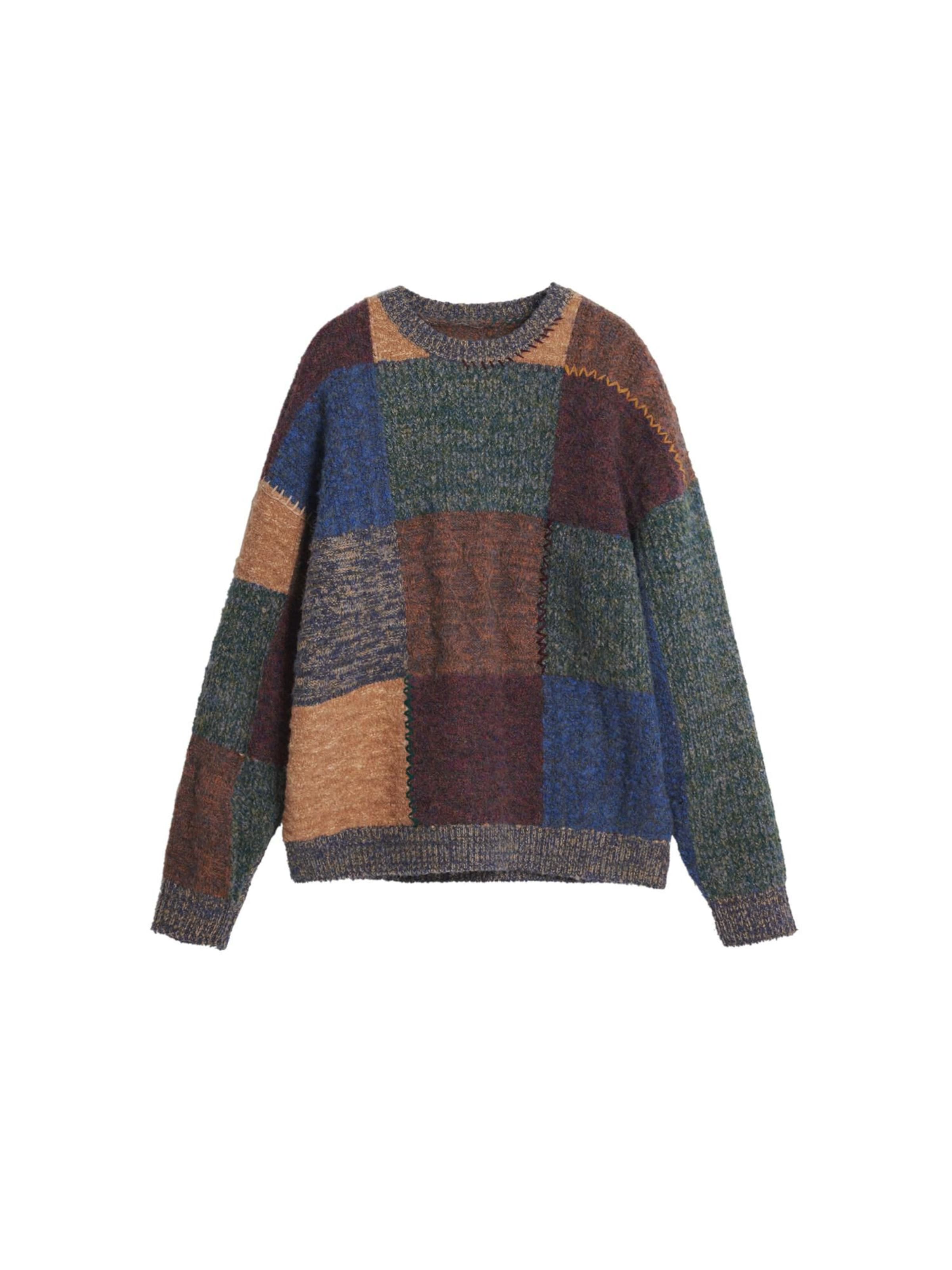 Desigual Mikina – mix barev: přední strana