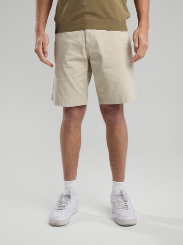 Loosefit Pantalon America Today en beige : devant