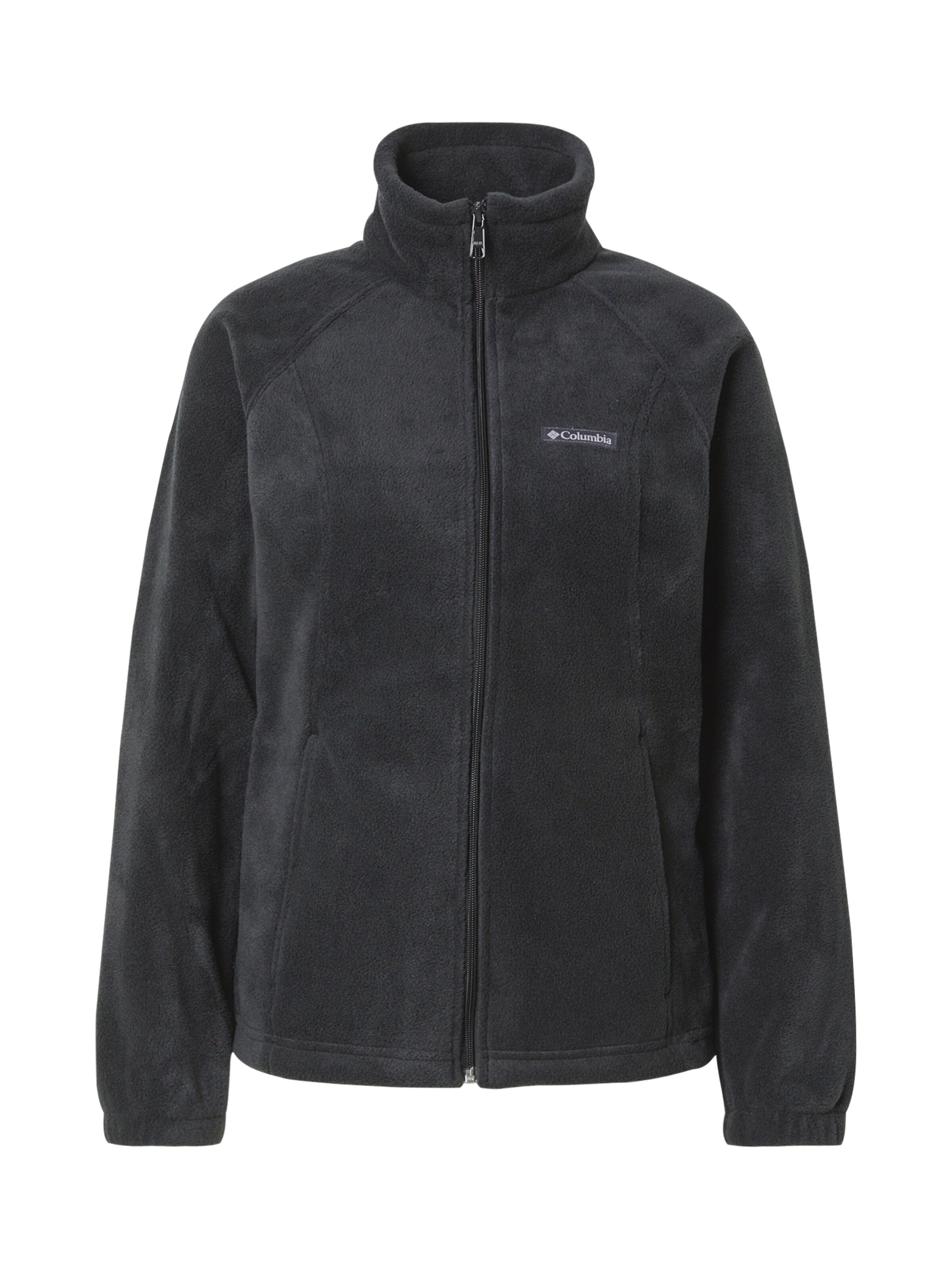 COLUMBIA Athletic Fleece Jacket 'Benton Springs' in Black: front