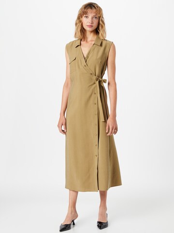 Robe-chemise 'Tanja' Gestuz en beige : devant