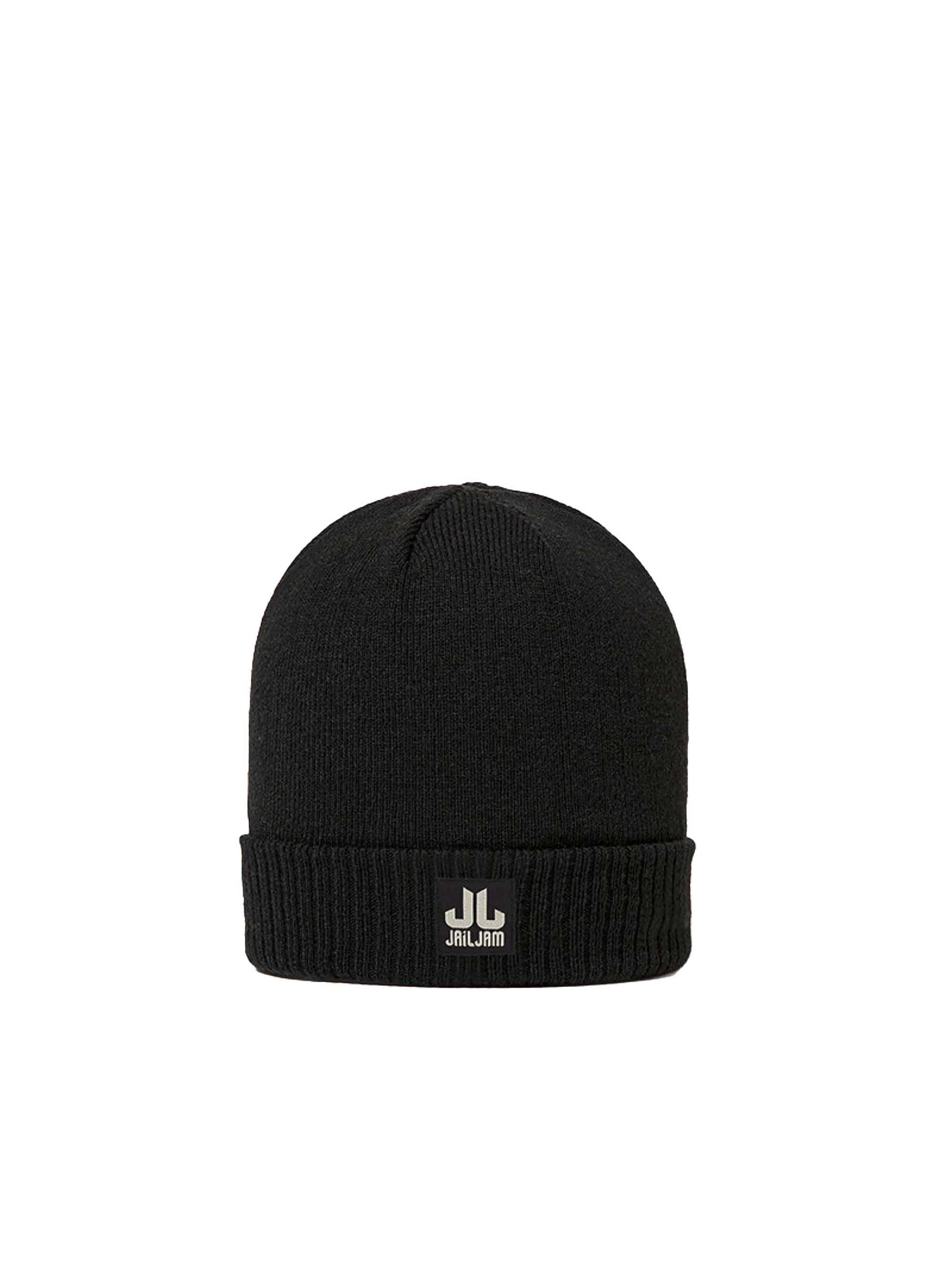 Bonnet JAIL JAM en noir : devant