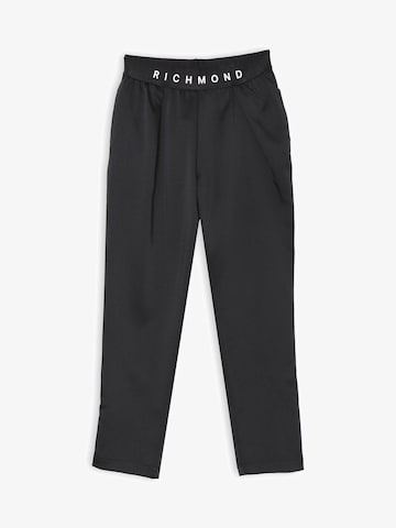 John Richmond Tapered Pants 'Elastigirl' in Black: front
