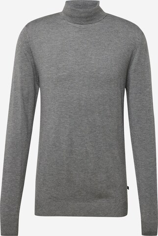 Pull-over QS en gris : devant