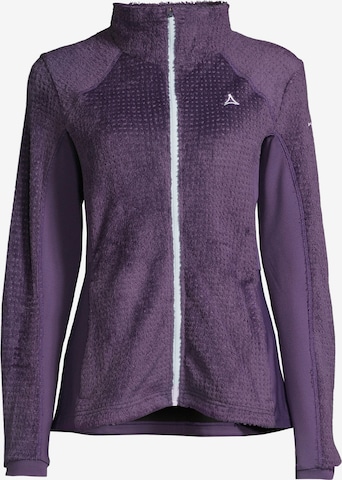Veste en polaire fonctionnelle 'Rugna M' Schöffel en violet : devant