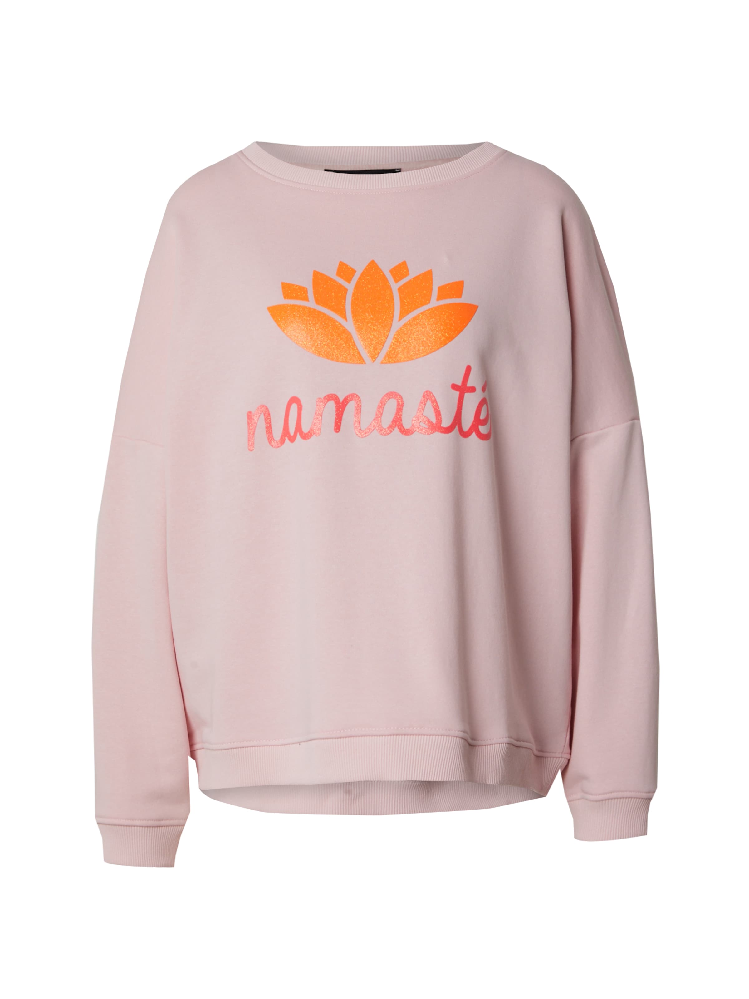miss goodlife - Sudadera 'Namaste' en rosa: frente