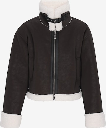 DreiMaster Vintage Зимняя куртка в Серый: спереди